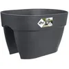 Image de ELHO Balconnière Vibia Campana Flower Bridge 40 - 26x39x22cm - Balcon extérieur - Anthracite gris