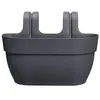 Image de Balconnière en plastique Elho Vibia Campana Easy Hanger Medium anthracite - 36 x 24 x 26,5 cm