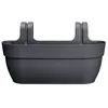 Image de ELHO - Pot de fleurs - Vibia Campana Easy Hanger Large - Anthracite - Balcon exterieur - L 24.1 x W 46 x H 26.5 cm