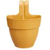 Image de Balconnière en plastique Elho Vibia Campana Easy Hanger Small jaune miel - Ø 24 cm