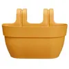 Image de Balconnière en plastique Elho Vibia Campana Easy Hanger Medium jaune miel - 36 x 24 x 26,5 cm