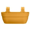 Image de Balconnière en plastique Elho Vibia Campana Easy Hanger Large jaune miel - 46 x 24 x 26,5 cm