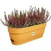 Image de Planteur rectangle VIBIA - Plastique - Réservoir - Ø50 - Rose Poussiere