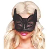 Image de loup dentelle chatte noir luxe femme - boland 00202
