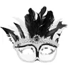 Image de Boland masque Venice Gazza vestimentaire dames noir/blanc taille unique