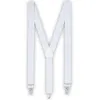 Image de paire de bretelles polyester blanc adulte - boland 00591