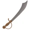 Image de Accessoire de déguisement - sabre plastique pirate oriental 52cm argent - boland 00697
