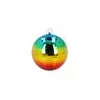 Image de boule disco facettes arc-en-ciel 20cm - boland 00708