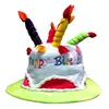 Image de Chapeau Happy birthday vert adulte taille unique