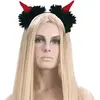 Image de Serre tete Cornes de diable - Halloween