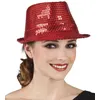 Image de Boland Chapeau Popstar Sequins Mesdames taille unique rouge