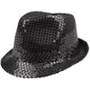 Image de chapeau popstar sequins noir adulte - boland 01295