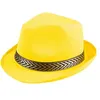 Image de borsalino funky jaune adulte - boland 01396