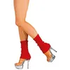 Image de paire de jambières polyester rouge adulte - boland 01751
