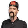 Image de moustache auto-adhésif chinois adulte - boland 01808
