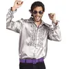 Image de Générique Chemise Disco Argentée Homme Taille L