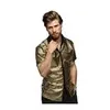 Image de chemisette disco facettes or brillant homme - boland 02281