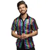 Image de chemisette disco facettes arc-en-ciel adulte - boland 02290