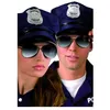 Image de Lunettes Police Miroir Uv400 - Noir - Taille Unique