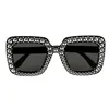 Image de lunettes bling bling noires - boland 02631