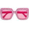 Image de lunettes bling bling roses - boland 02632