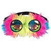 Image de paire de lunettes rave party arc-en-ciel adulte - boland 02651