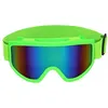 Image de paire de lunettes festives ski vert fluo adulte - boland 02702
