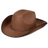 Image de chapeau cowboy feutre marron adulte - boland 04097