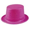 Image de Boland chapeau Glitter unisexe néon rose taille unique