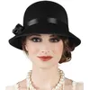 Image de Boland chapeau Charleston dames noir taille unique