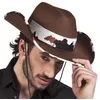 Image de Boland chapeau de cow-boy en polyester brun, taille unique