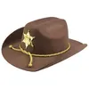 Image de Boland chapeau Deputy Sheriff marron pour homme taille unique