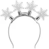 Image de serre-tête lumineux flocon neige enchanteur adulte - boland 13303