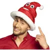Image de Boland chapeau de Père Noël emoticon rouge taille unique