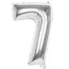 Image de ballon aluminium chiffre 7 86cm argent - 22037
