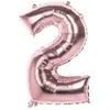 Image de Boland ballon numéro 2 or rose 86 cm