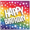 Image de Boland, Serviettes de table, 20 serviettes en papier Happy Birthday 33 x 33 cm (20 pcs, 33 x 33 cm)