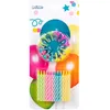 Image de Boland bougies multicolores avec porte cire 36 pièces