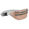 Image de sac de taille festif holographique reflet or rose - boland 36019