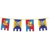 Image de Guirlande Fanions Dragon- 6m - Déguisements et fêtes