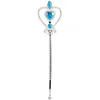 Image de Boland baguette magique Coeur junior 32 cm argent/bleu