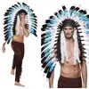 Image de coiffe grand chef indien loup des neiges - boland 44141