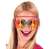 Image de Lunettes hippie peace and love adulte Années 60 / Hippie