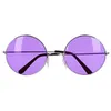 Image de paire de lunettes festives hippie violet adulte - boland 44565