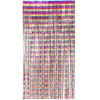 Image de Boland Rideau de lamelles arc-en-ciel métallique 200 x 100cm (1 pcs)