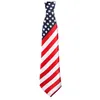 Image de cravate polyester drapeau états-unis adulte - boland 44961