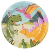 Image de Boland set d'assiettes dino junior  23 cm papier 6 pièces