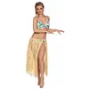 Image de jupe hawaiienne raffia naturelle 80 cm TAILLE UNIQUE - 52238