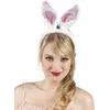 Image de Boland diadème oreilles de lapin en peluche femmes blanc taille unique