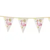 Image de guirlande de fanions flamant rose 4m - boland 52550